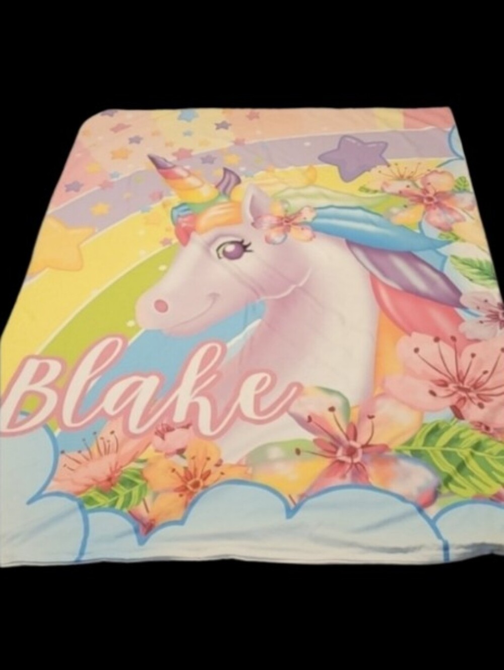 PERSONALIZED CUTE UNICORN DUVET COVER